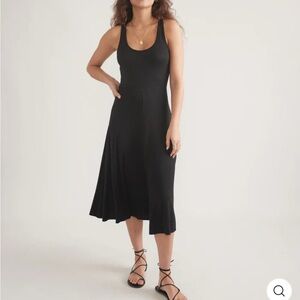Marine Layer Lexi Rib Flare Midi Dress, size S